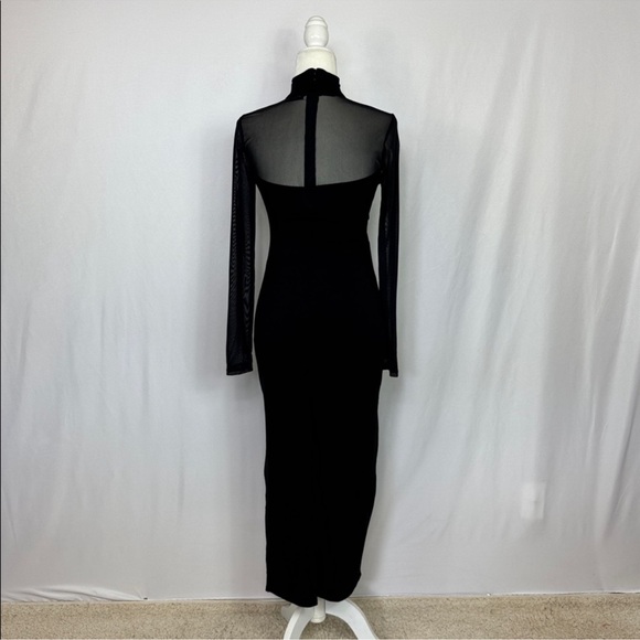 Petal & Pup Farrow Long Sleeve Midi Dress Size Medium Black NWOT - Picture 11 of 16